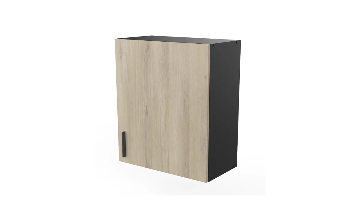 Origan viseći element 1 vrata 60x30x70cm crna/kronberg hrast