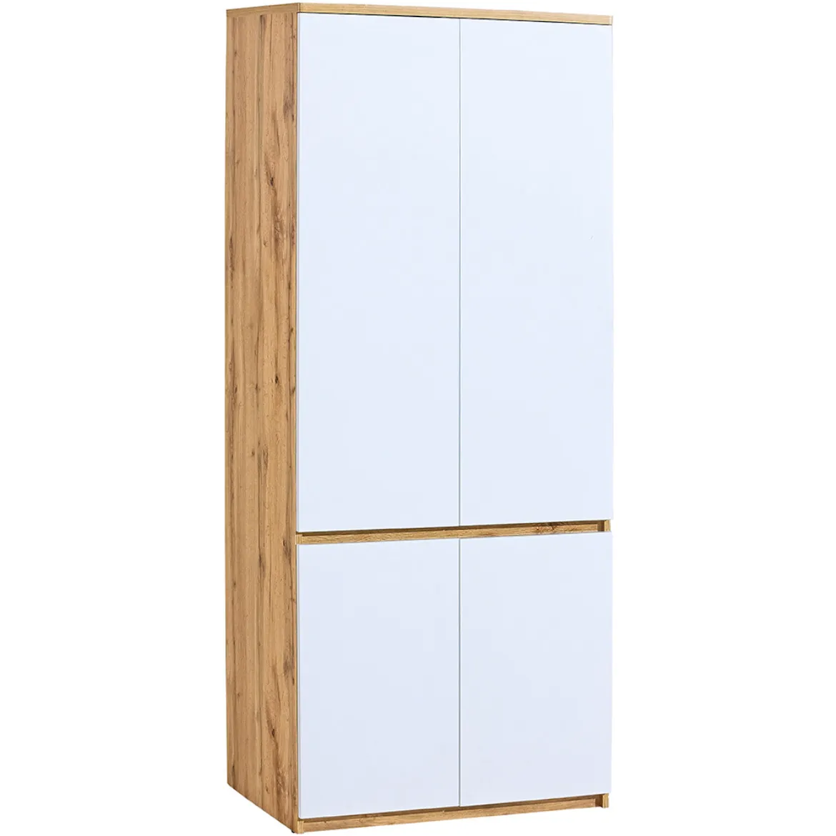 Ormar Arca 4 vrata 80,1x52x195,2 hrast wotan/bela