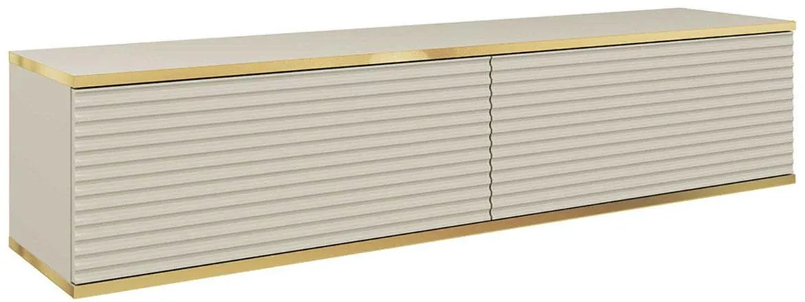 Oro 135 TV komoda 2 vrata 135x32x30 cm bež