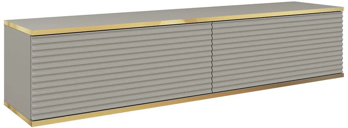 Oro 135 TV komoda 2 vrata 135x32x30 cm sivi