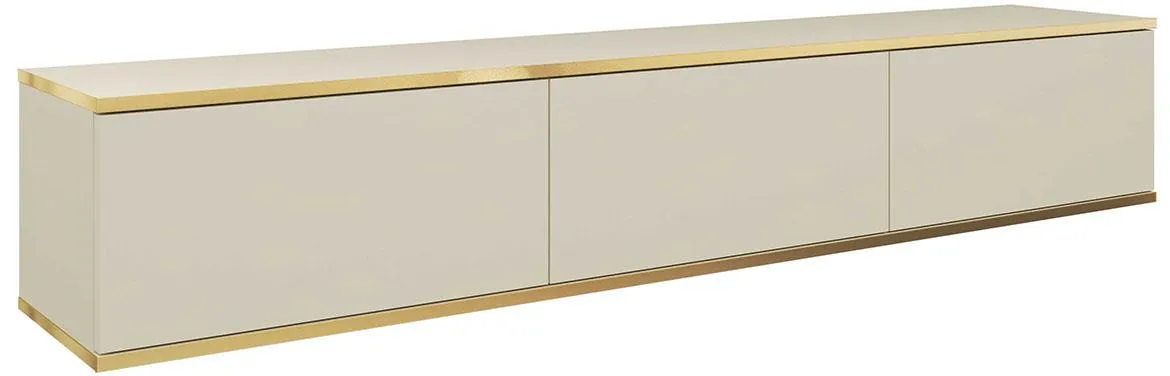 Oro 175 TV komoda 3 vrata 175x32x30 cm bež