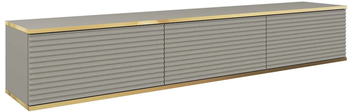Oro 175 TV komoda 3 vrata 175x32x30 cm sivi