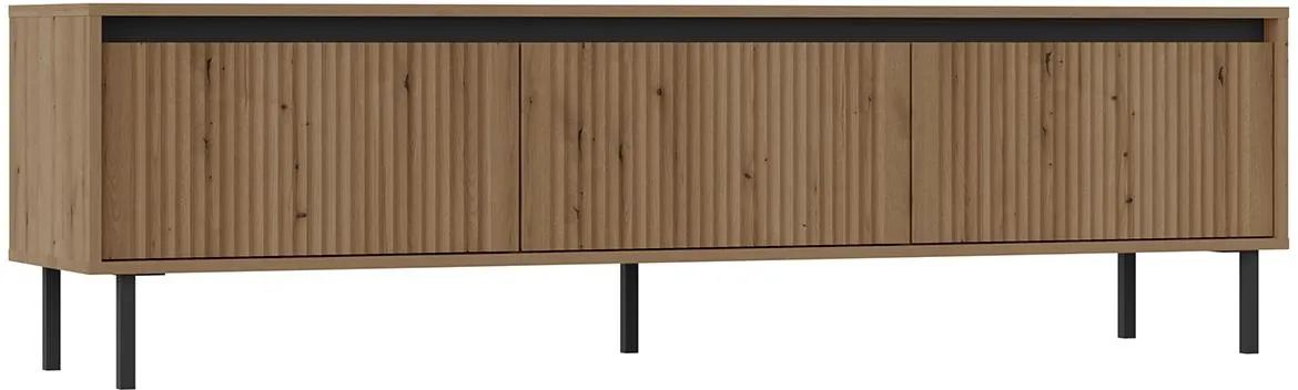 Osaka 303 2S tv komoda 3 fioke 178,6x40x50 cm hrast