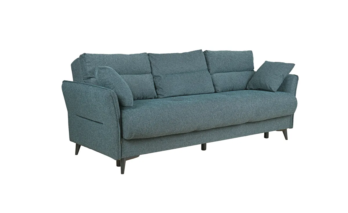 Ottowa trosed sa ležajem 217x92x85 cm zeleni