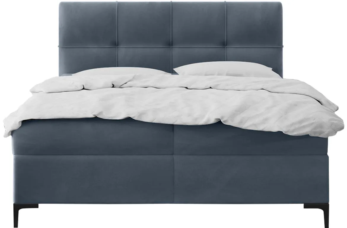 Ovo krevet s dušekom i prostorom za odlaganje  159x216x106  Whisper 15 sivi