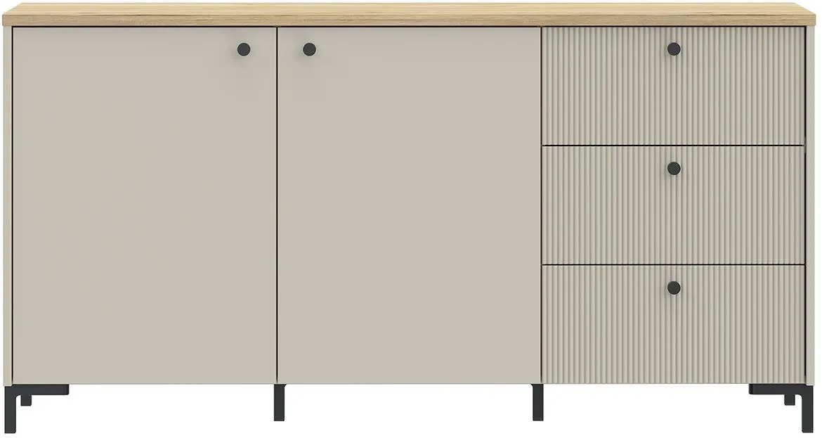 Palmerston BITK231R-M846 komoda 152,8x41,5x79 cm pesak/hrast
