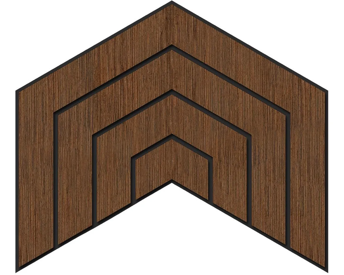 Panel  Dome wenge MDF