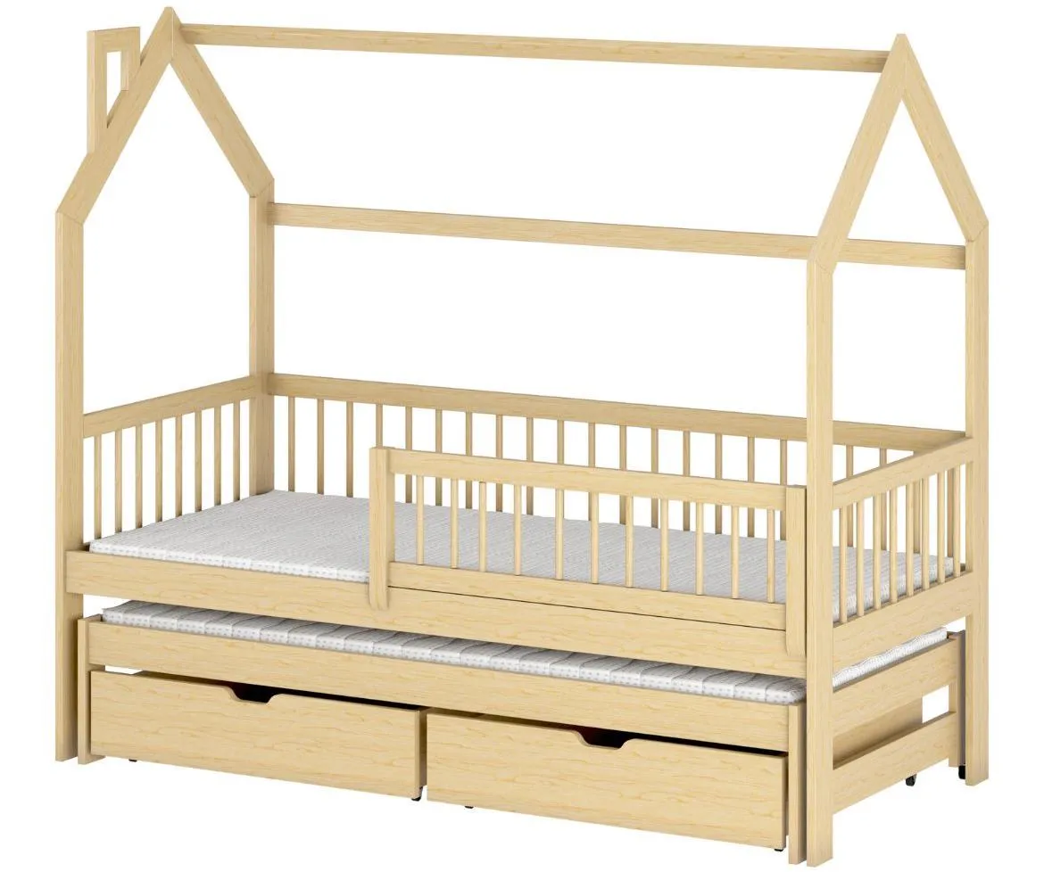 Papi krevet 96x204x158 cm natur