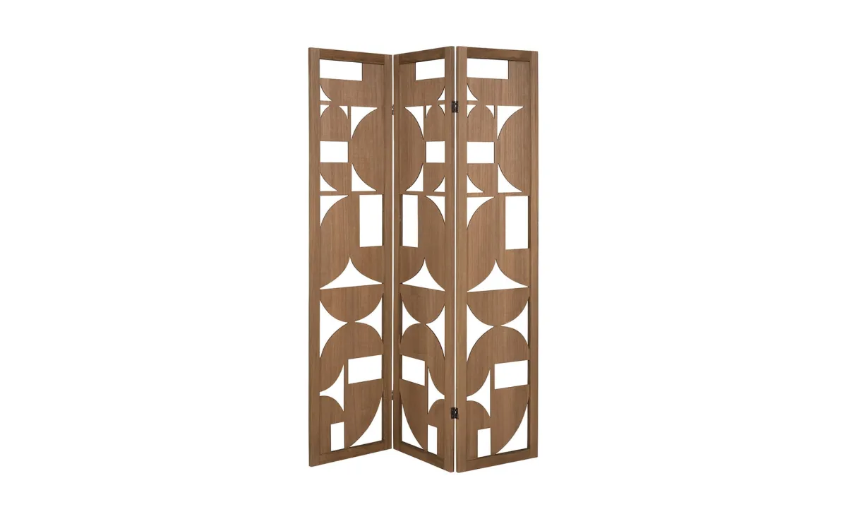 Paravan Paula 121x1,8x170cm braon