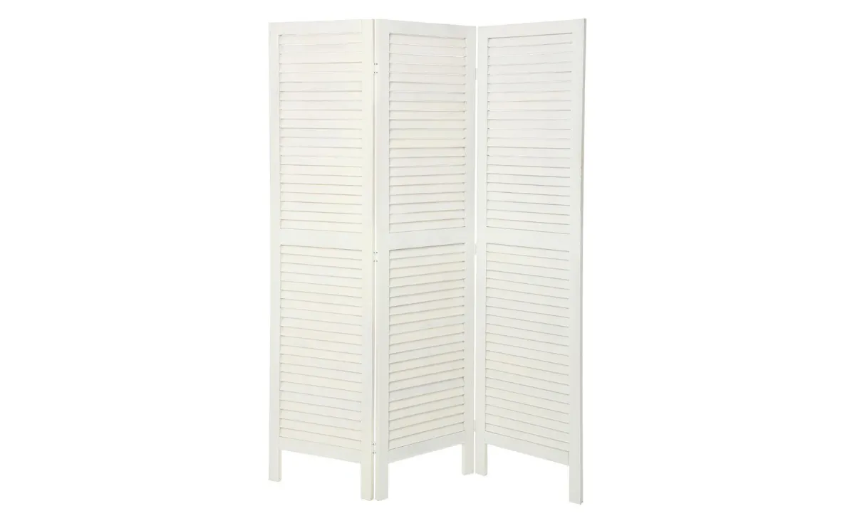 Paravan Wood 120x170cm beli