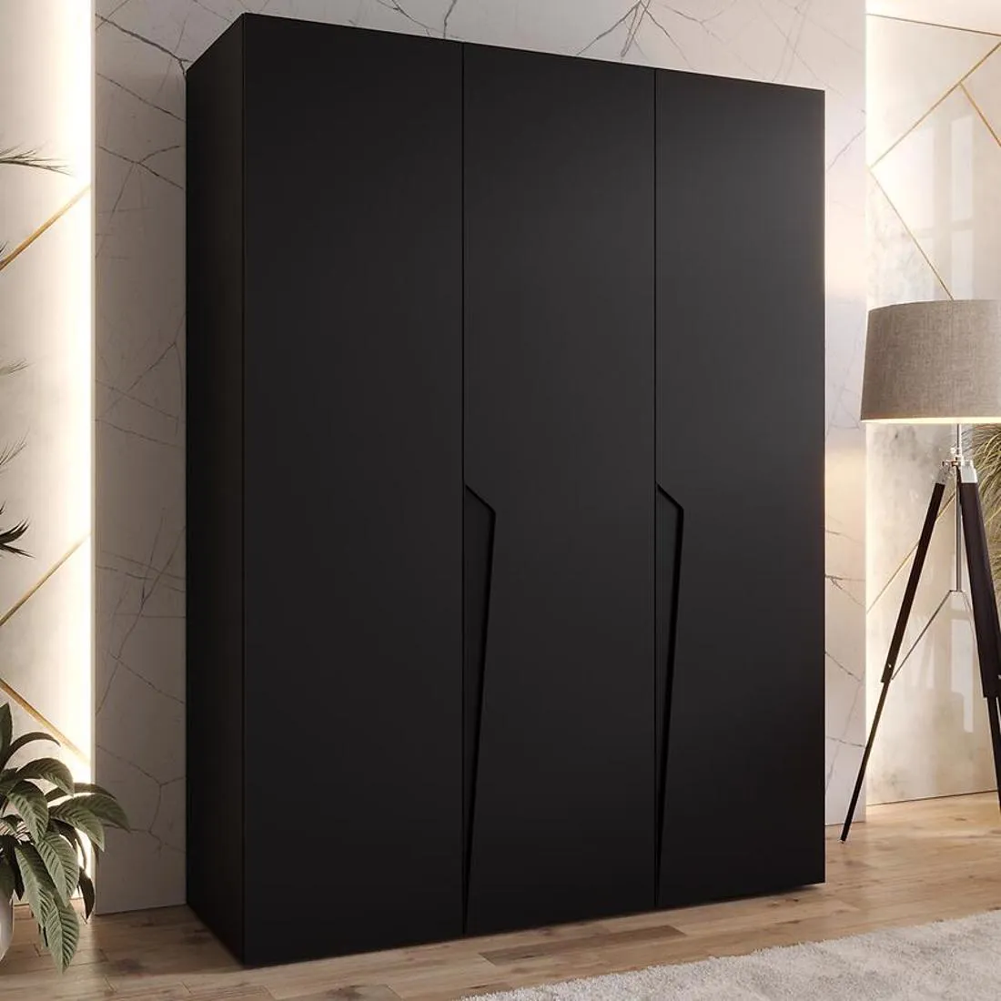 Piano ormar 150x50x202 cm crna