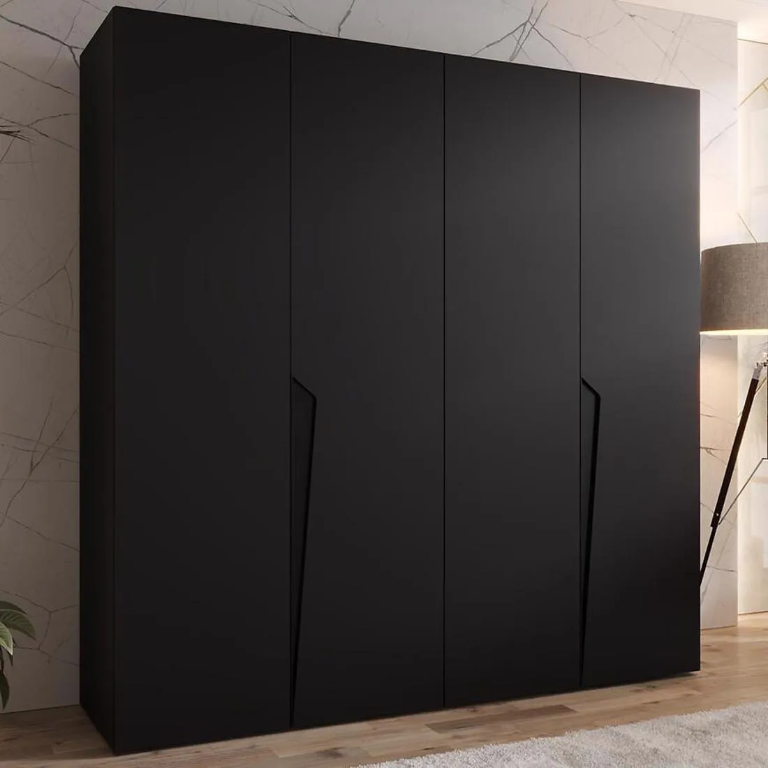 Piano ormar 200x50x202 cm crna