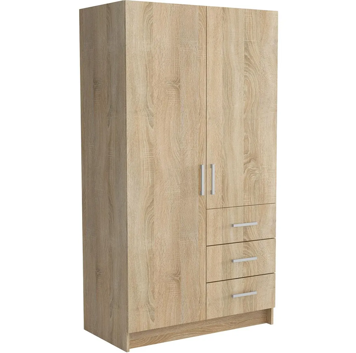 Pino 3 ormar 1 vrata+3 fioke 96x50x177 cm natur (sonoma hrast)