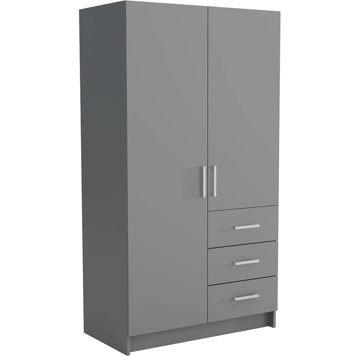 Pino 3 ormar 1 vrata+3 fioke 96x50x177 cm sivi