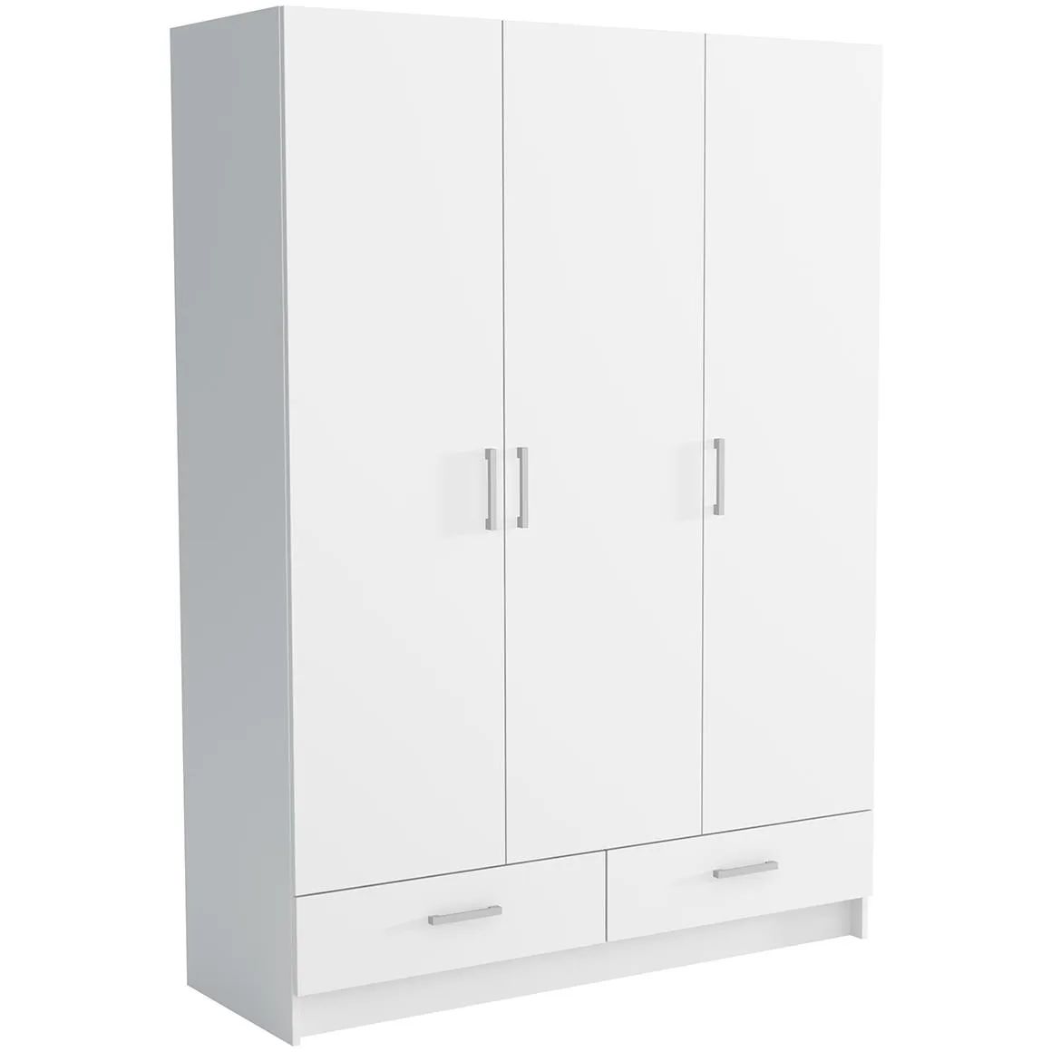 Pino 5 ormar 3 vrata+2 fioke 144x50x200 cm beli