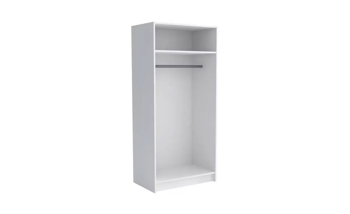 Pino ormar 2 vrata 81x52x177 cm beli