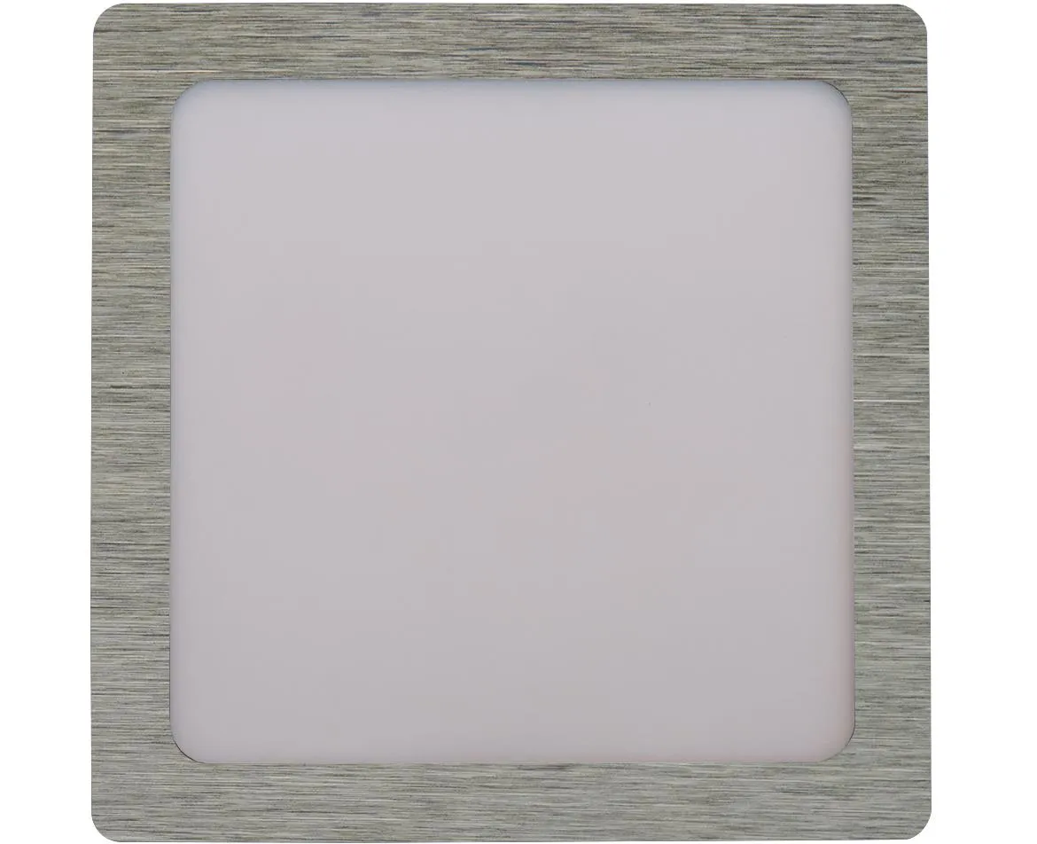 Plafonjera Blok LED 16x16cm srebrna