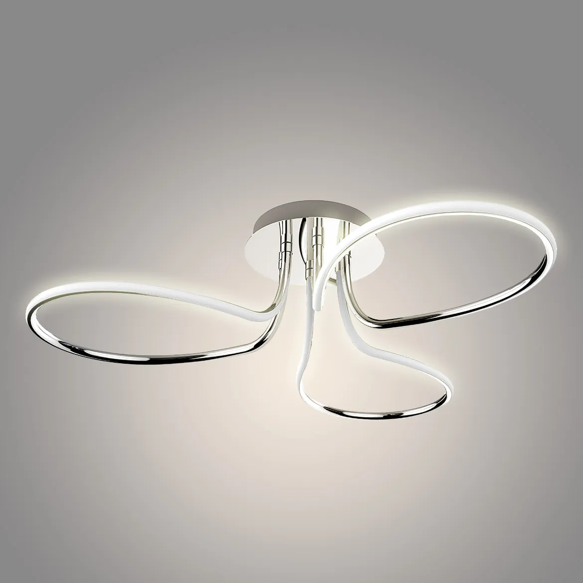 Plafonjera Callisto LED srebrna