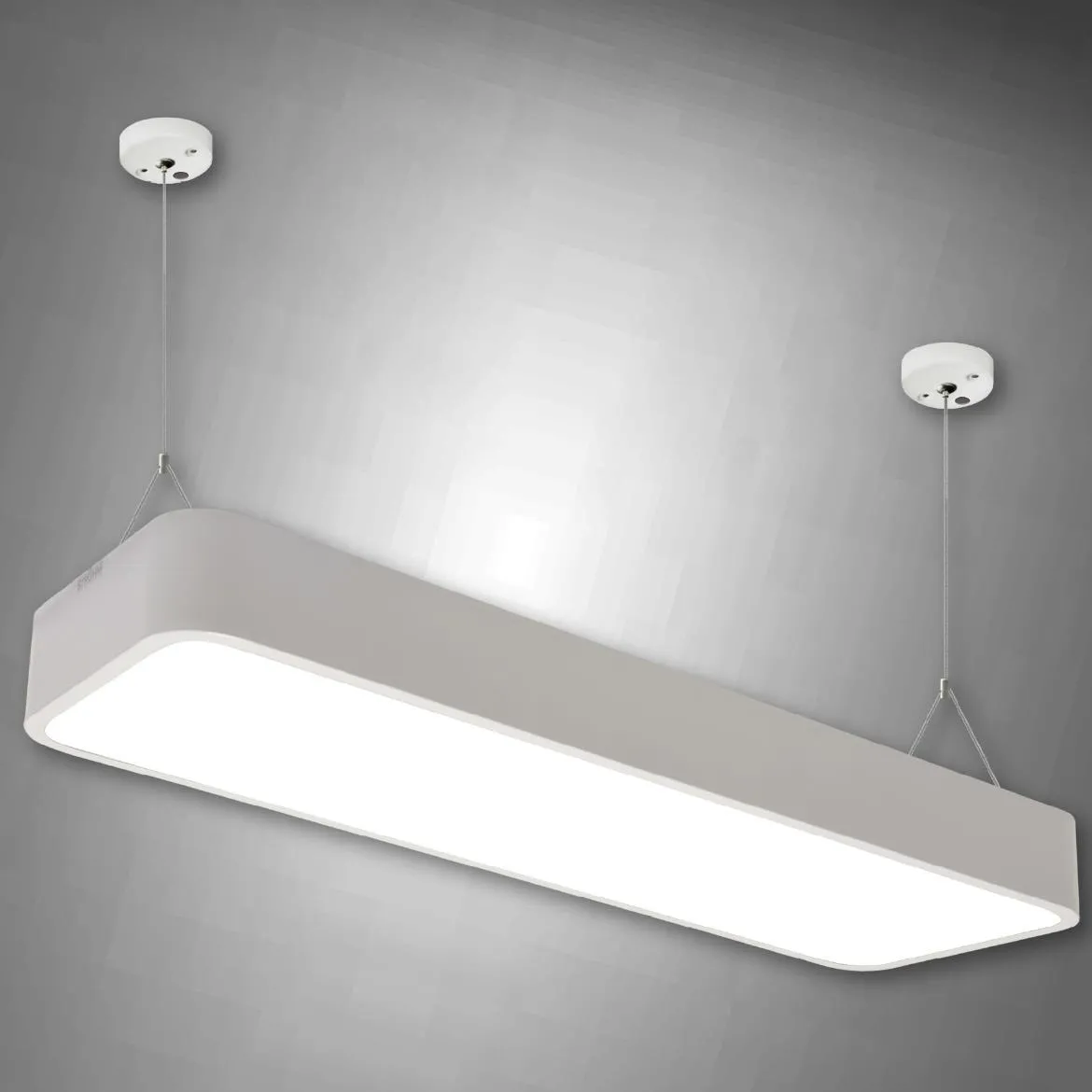 Plafonjera Flare LED 60x6,1cm bela