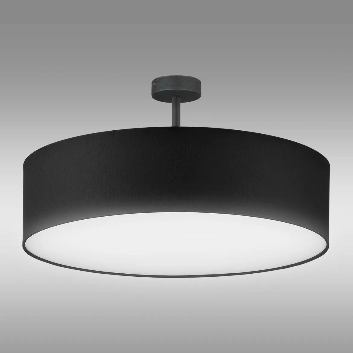 Plafonjera Rondo 38x60cm crna