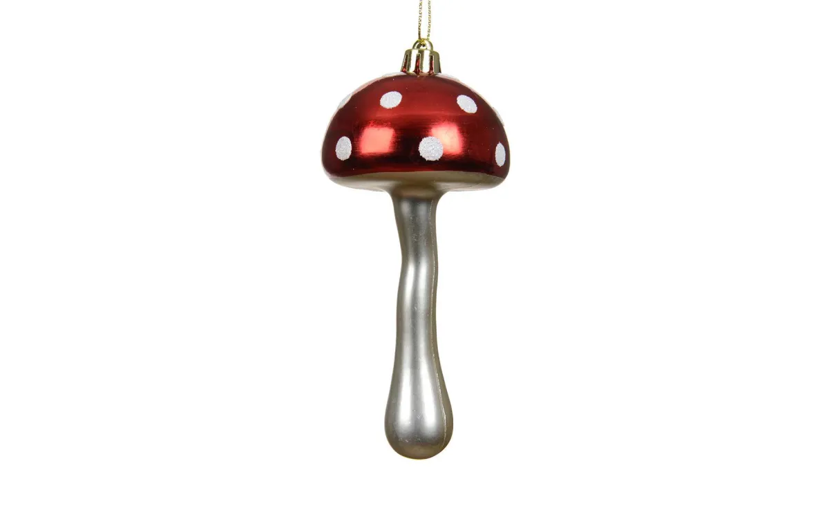 Plastični ukras Mushroom 15cm