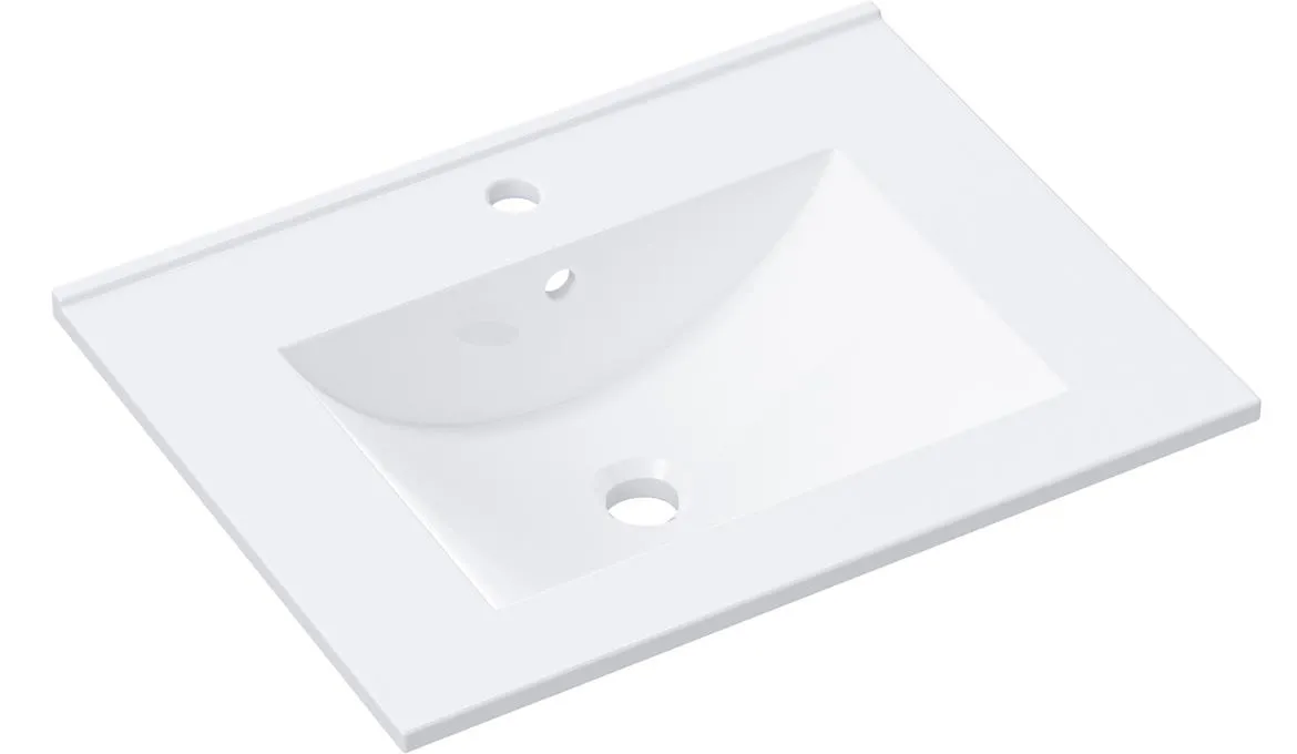 Plaza 60 umivaonik nasadni keramicki 60x46x17 beli