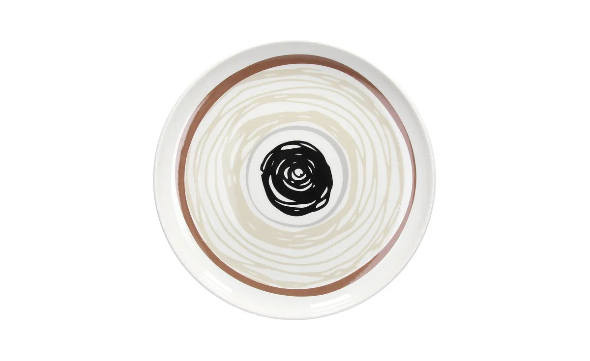 Plitki tanjir Edge Vibes 27cm braon