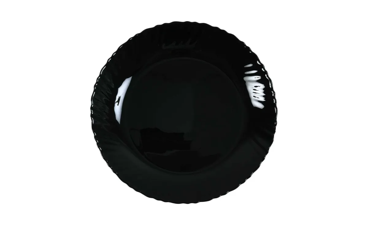 Plitki tanjir Ellis 24,1cm crni