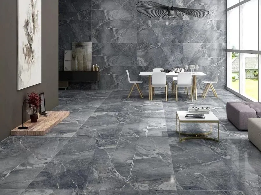 Pločice za dnevni boravak Solace grey inspiracije