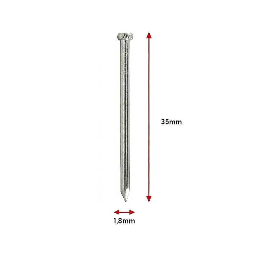 Pocinkovani stolarski ekseri 1,8×35 mm