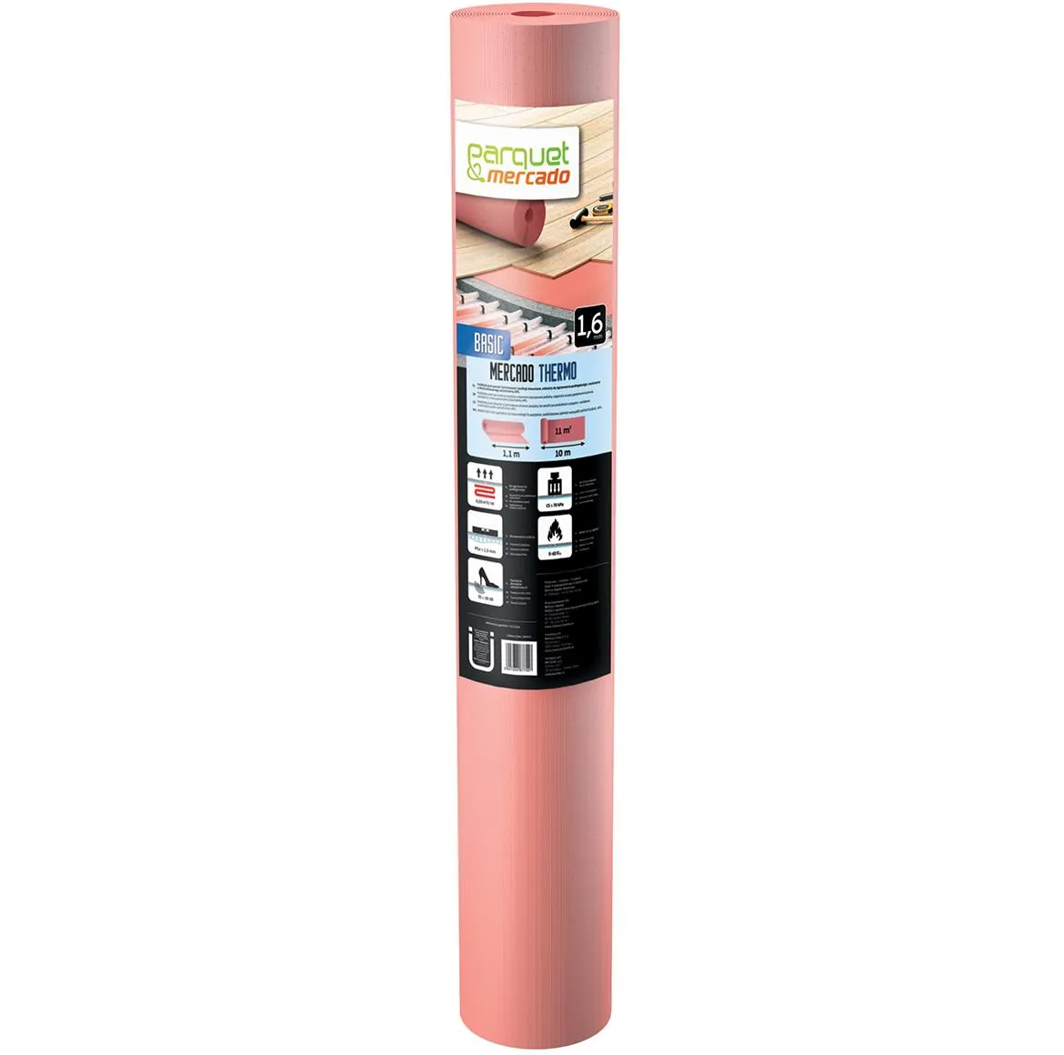 Podloga za Basic Mercado Thermo Roll 1.6MM 11M2