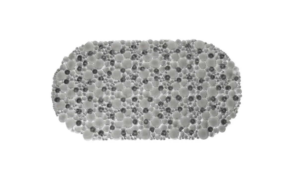 Podloga za kadu Bubbles 69x36cm siva