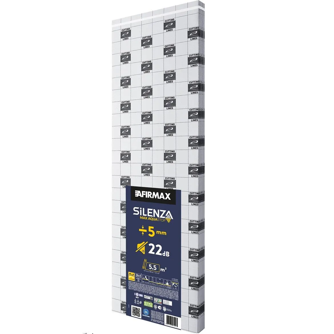 Podloga za panele SILENZA MAX AQUASTOP 5MM
