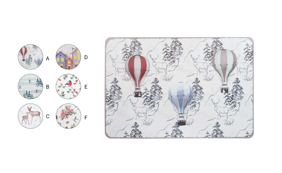 Podmetač Natale 45x30cm sort6