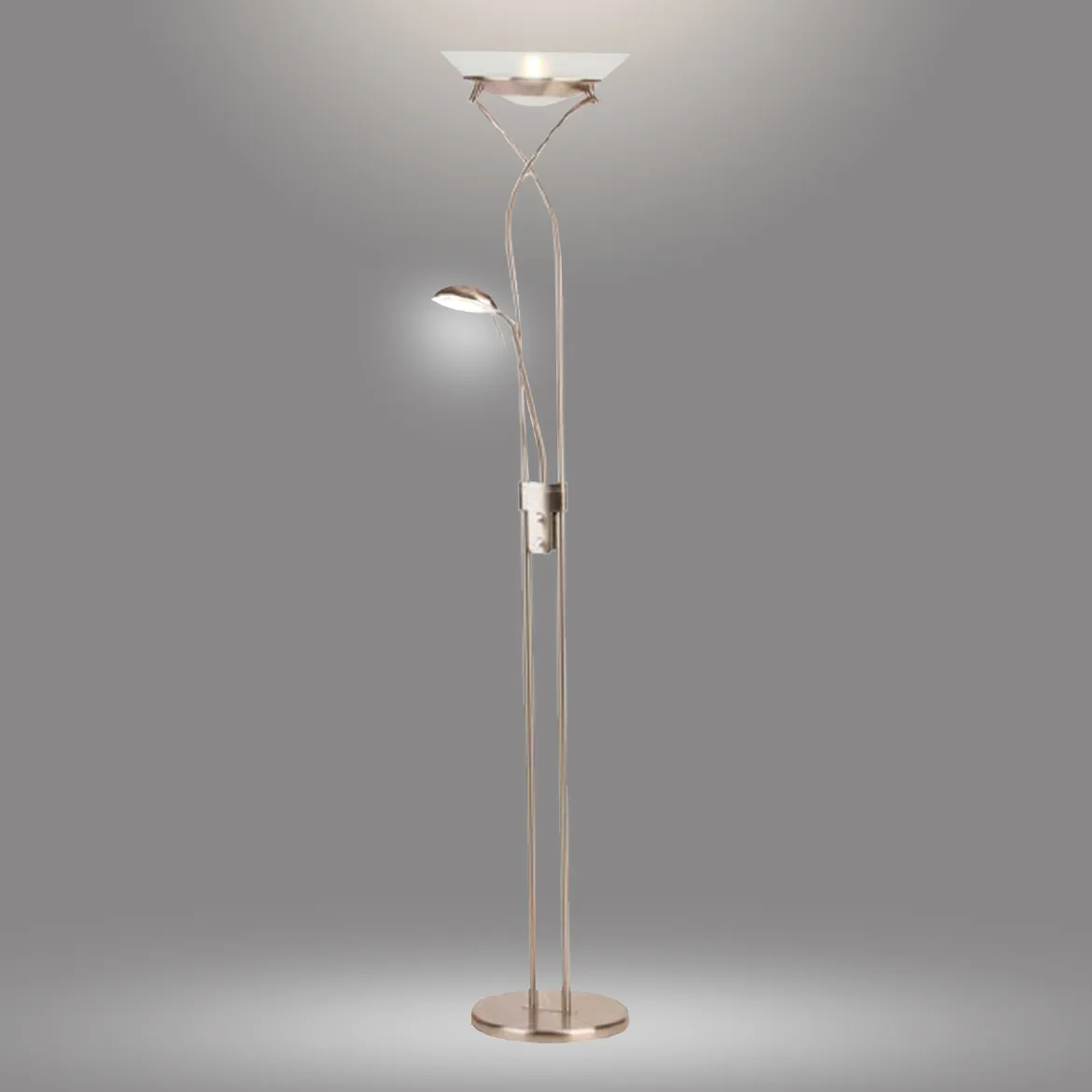 Podna lampa Bosto bakarna