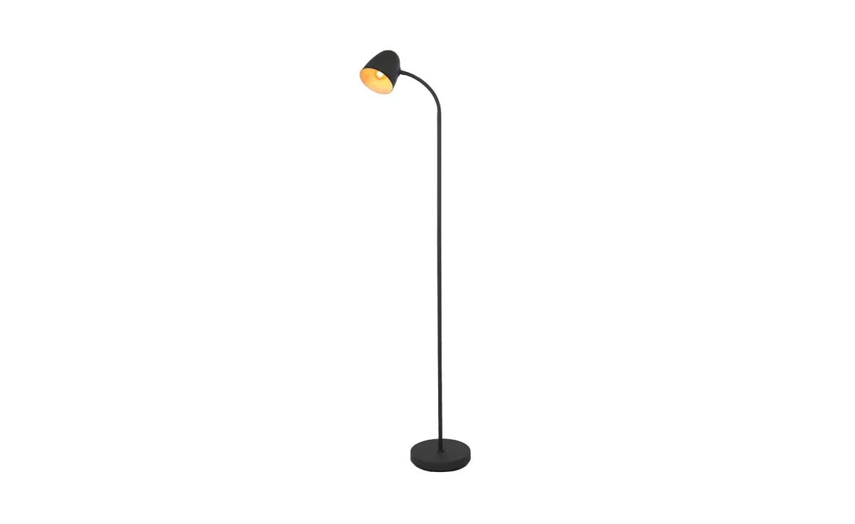 Podna lampa Jason crna