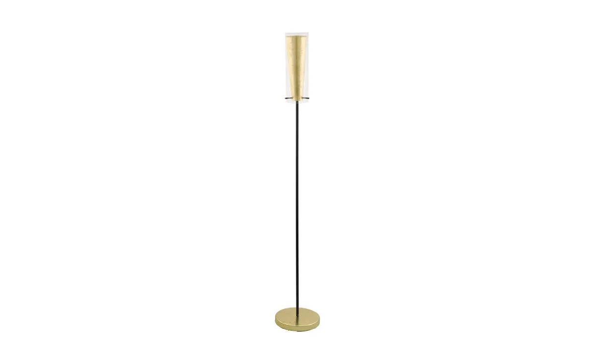 Podna lampa Pinto Gold 1xE27