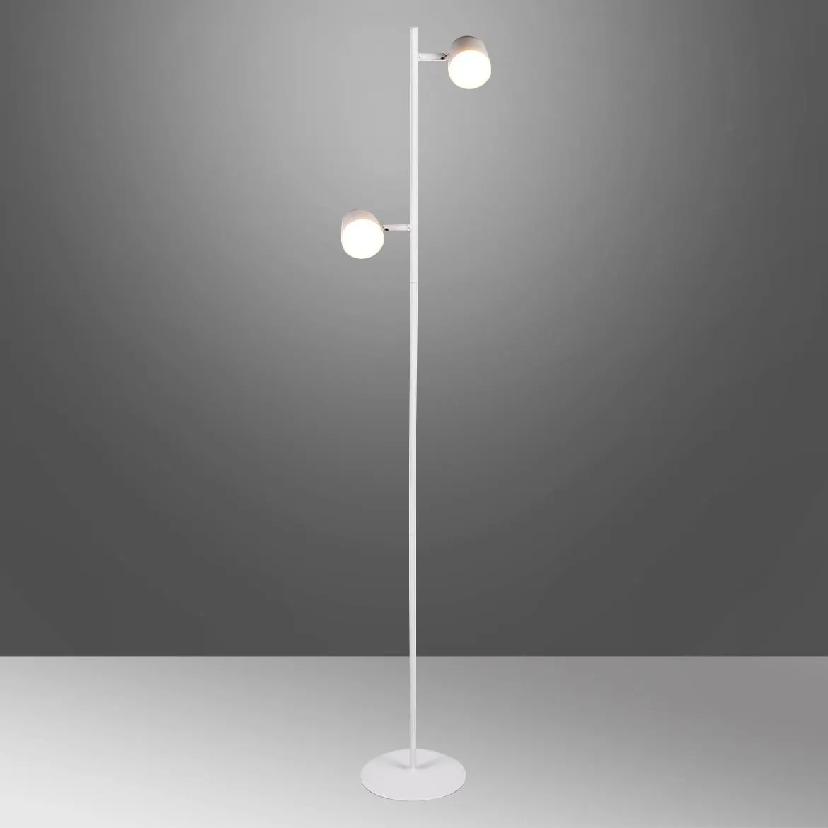 Podna lampa Rawi LED bela