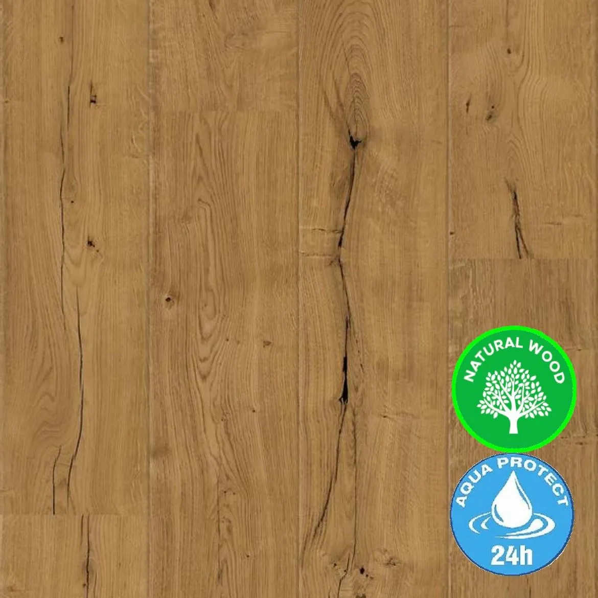 Podni panel Sunderland hrast furnirani  8.5mm  Aqua O274