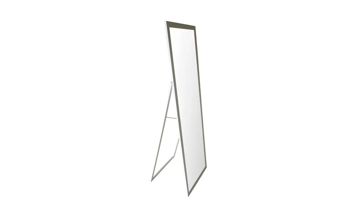 Podno ogledalo sa ramom West 50x160 belo