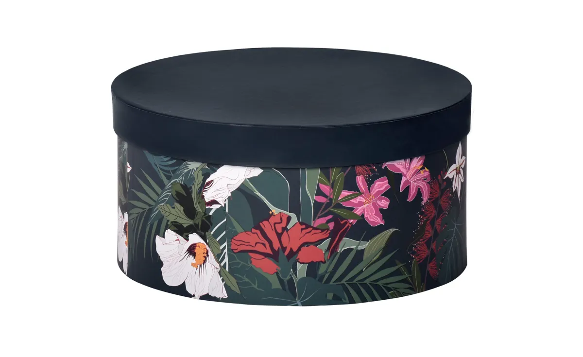 Poklon kutija Tropico 26x26x13cm okrugla