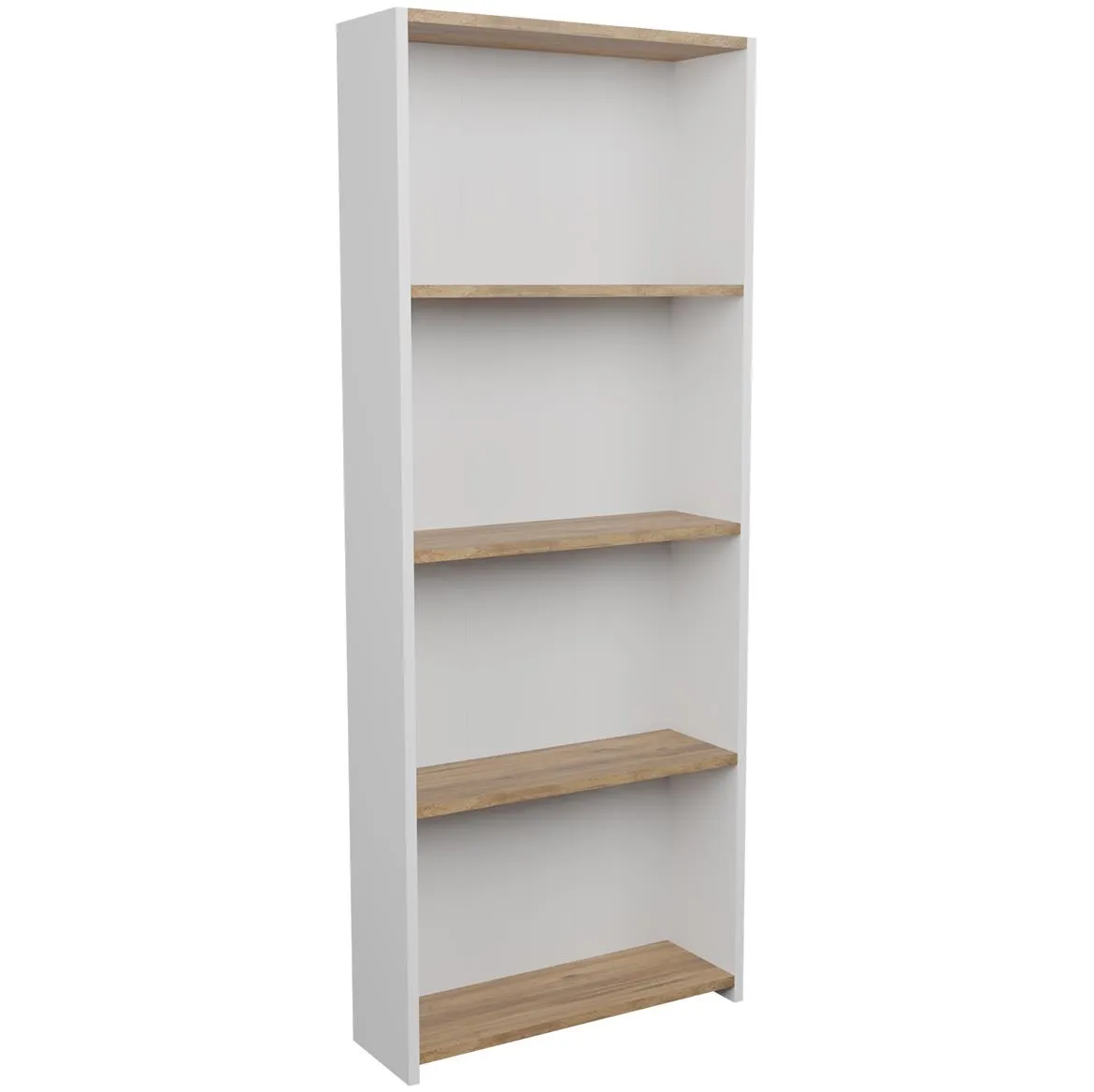 Polica FD-5LCBBS-021 bela/natur 60x19,5x170