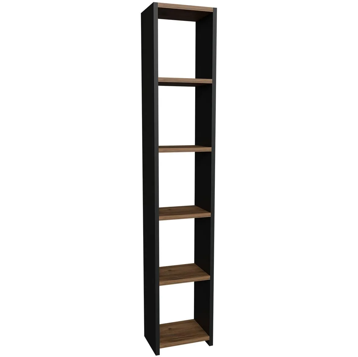 Polica FD-6LCBBS-071 Antracit/natur 27,6x19,5x150