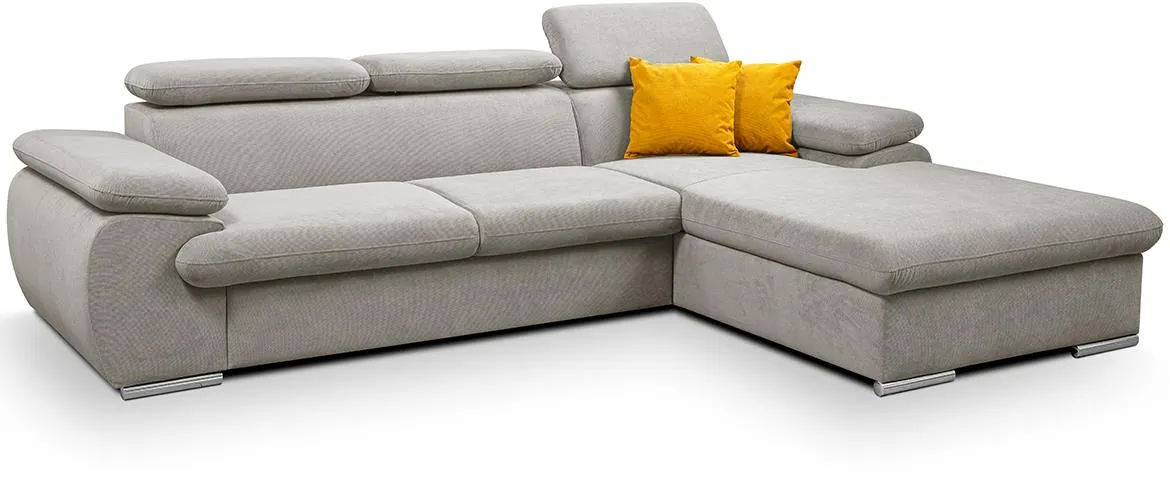 Polo ugaona garnitura s funkcijom spavanja 284x196x96 desna Pretty 01 cappuccino