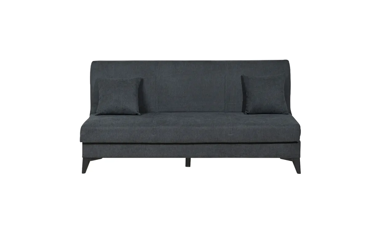 Porta trosed sa ležajem 185x78x90 cm tamno sivi