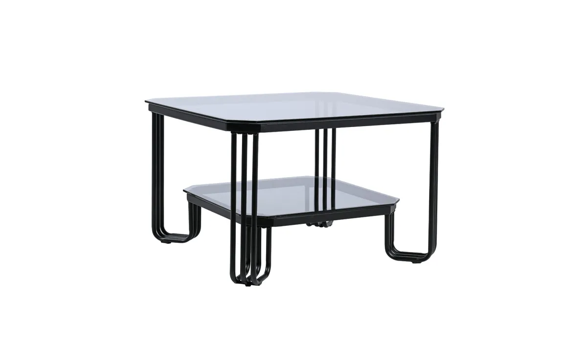 Portia klub sto 1 polica 60x60x39 cm