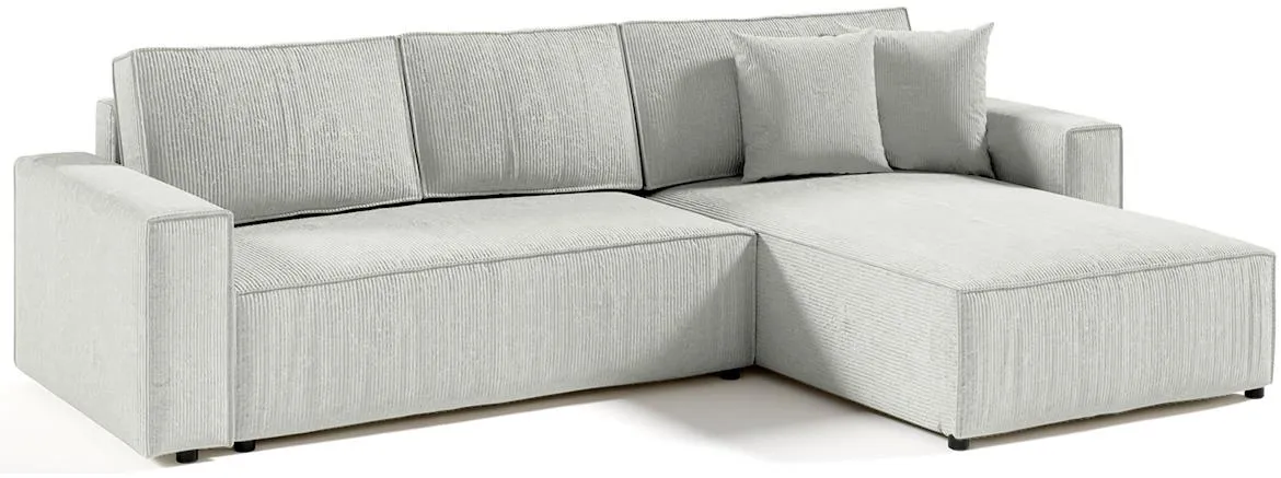 Posso  ugaona garnitura s ležajem 290x185x70 reverzibilna Poso 100 bež
