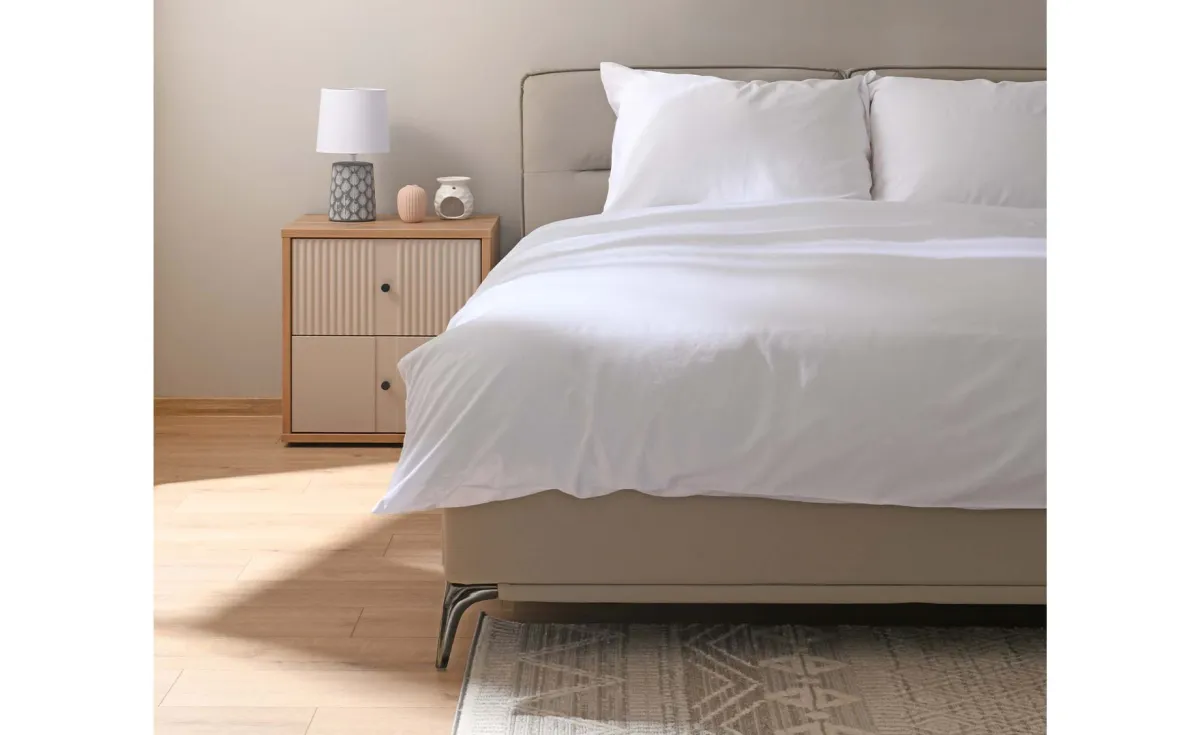 Posteljina Lux 140x200cm bela