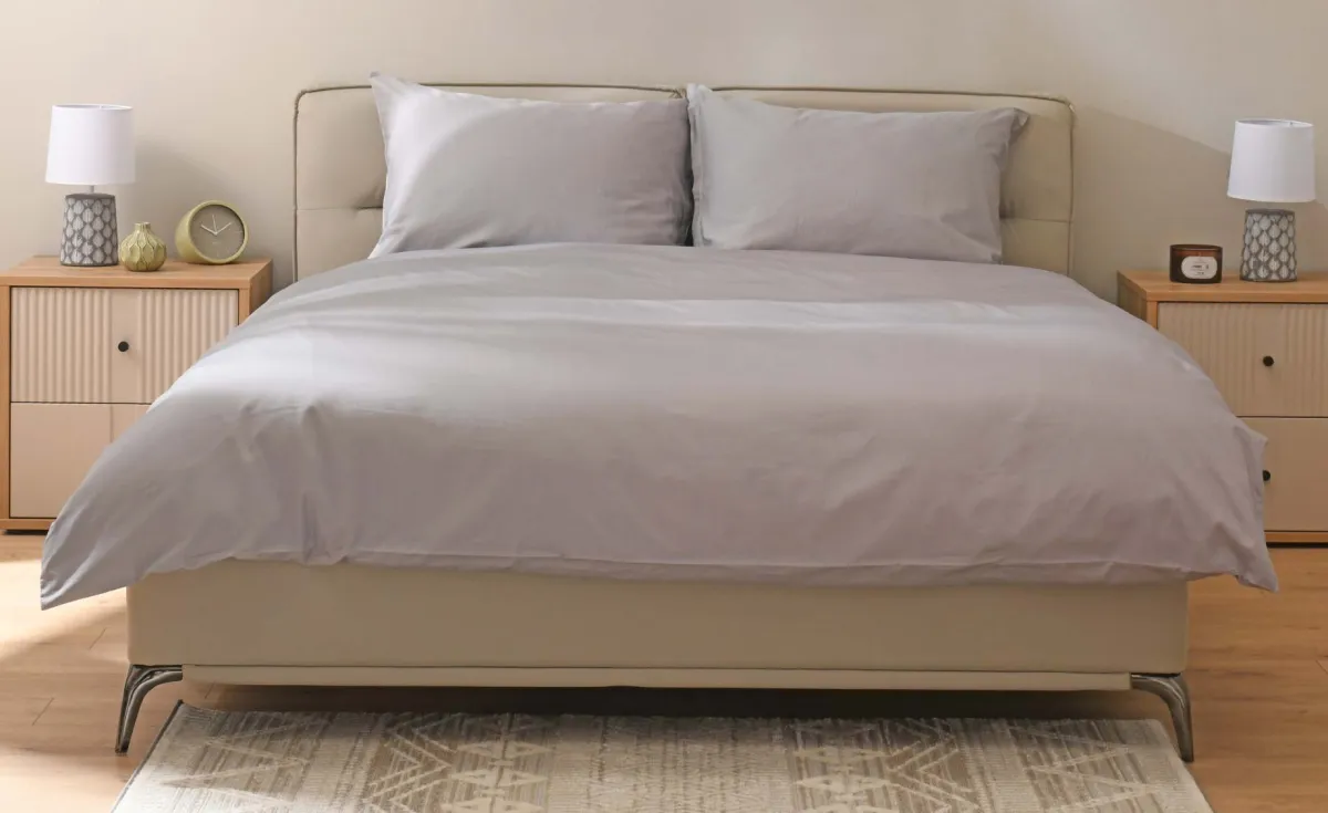 Posteljina Lux 200x200cm siva