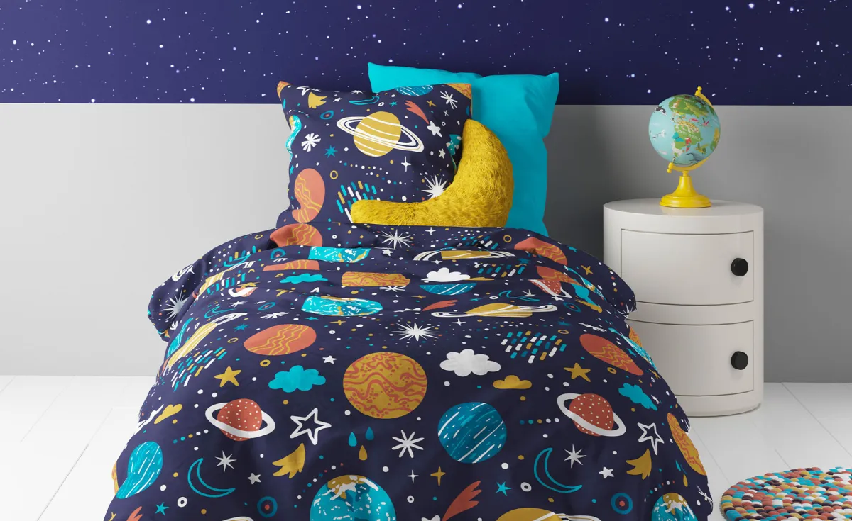 Posteljina Planets 140x200cm